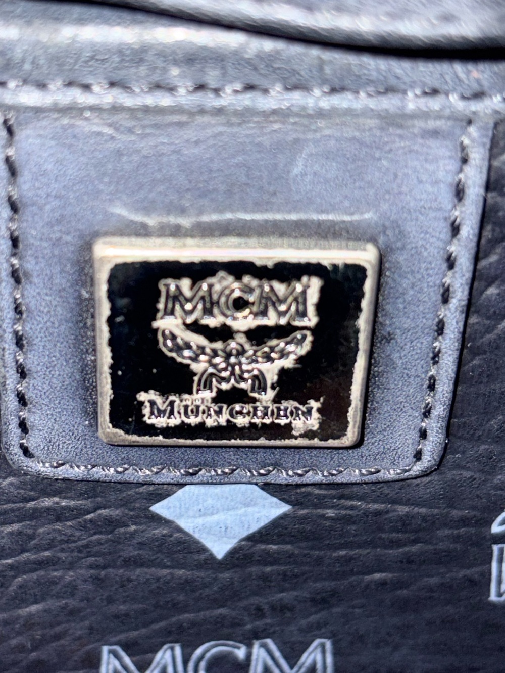 MCM Visetos Leather Tote Bag - Picture 11 of 16